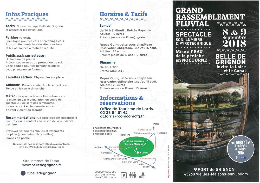 Grand Rassemblement Fluvial Vieilles Maisons 2018