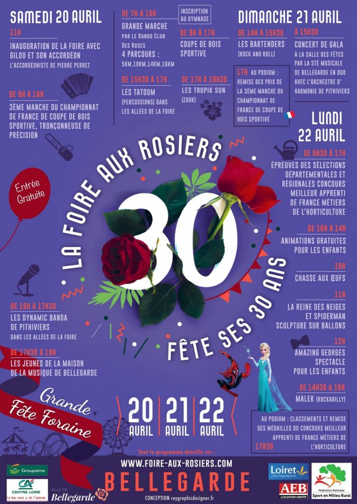 Fête des Rosiers Bellegarde AMR 45 avril 2019